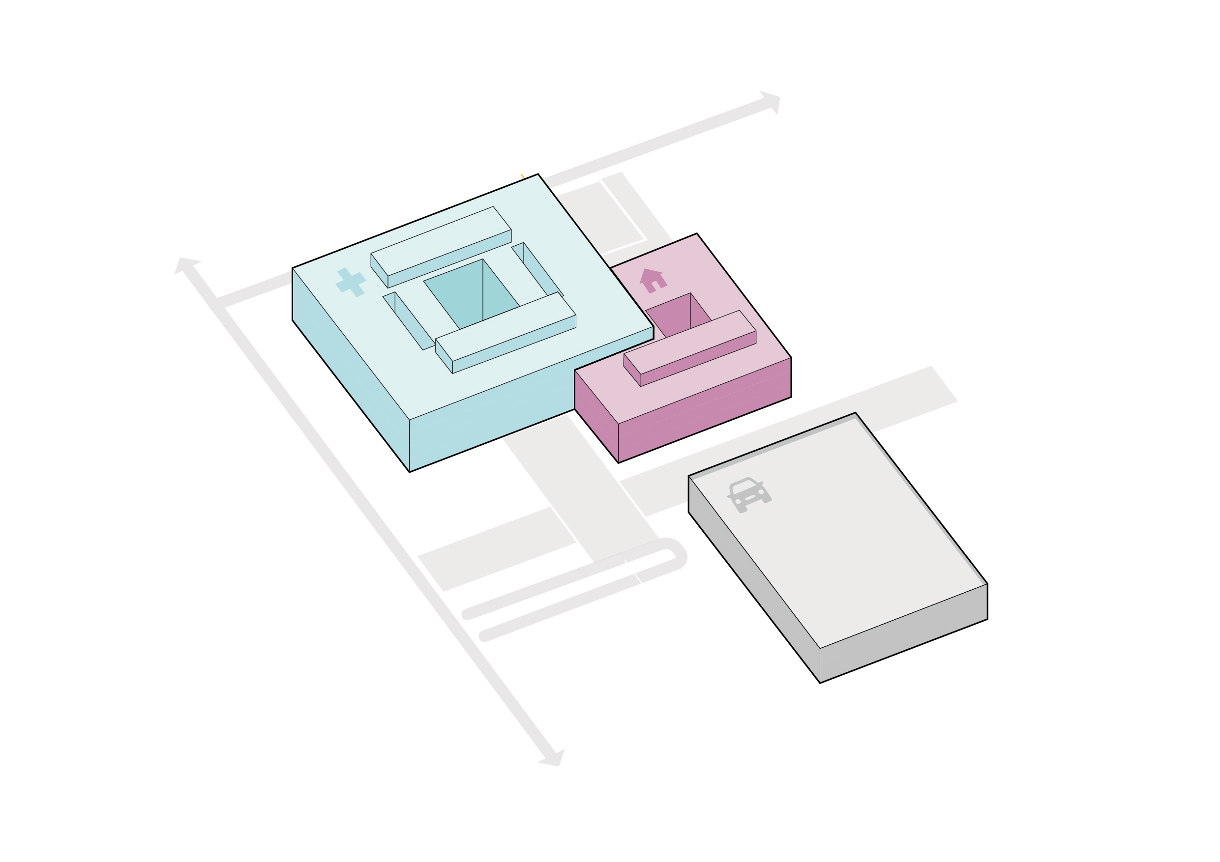 Vakwerk Architecten - Diagram Gif Stromen - Zorggebouw Woerden